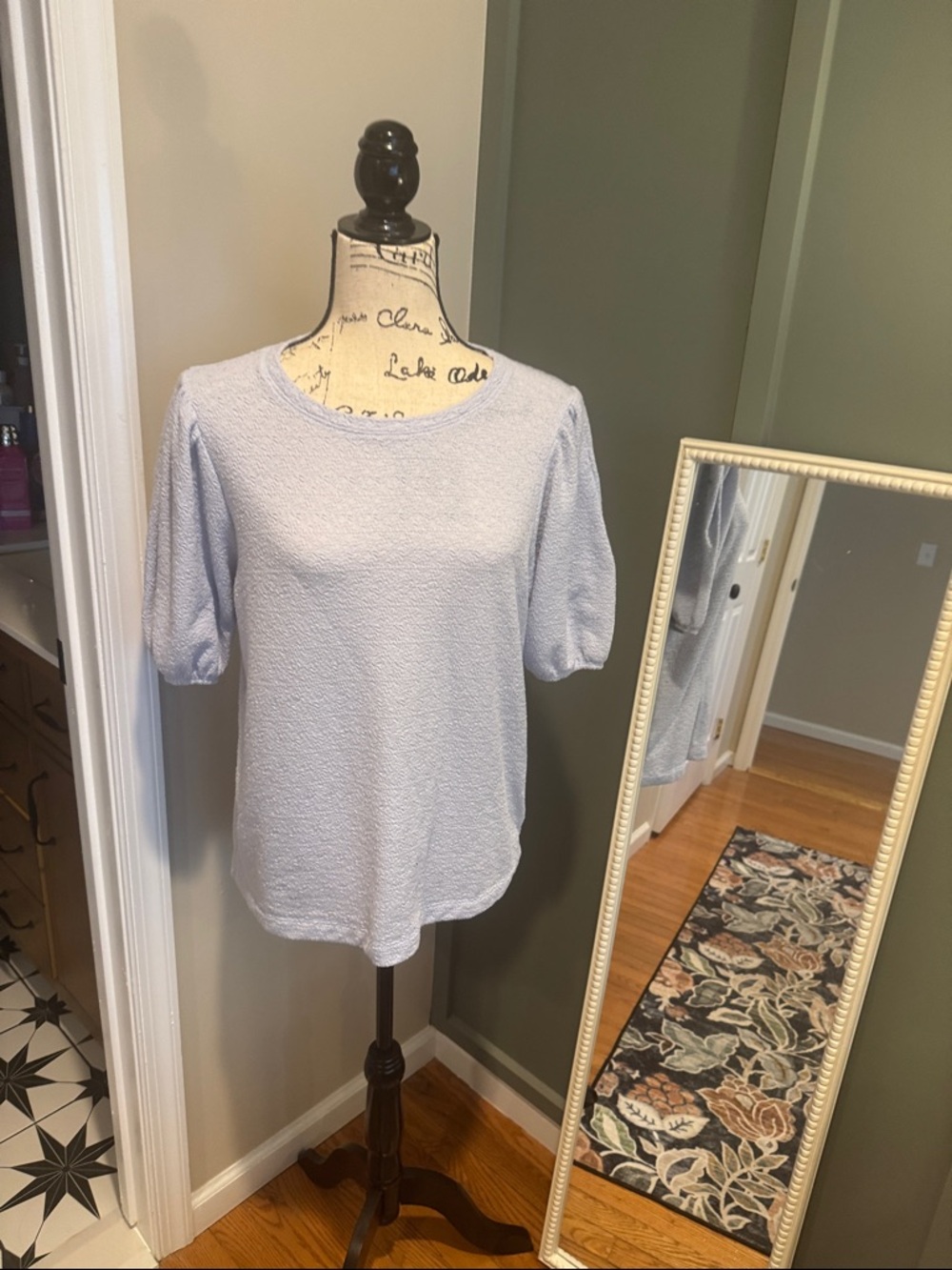 LC Lauren Conrad Puff Sleeve Women's Top - Picture 2 of 10